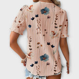 Paula - Elegante blusa con escote en pico