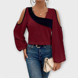 Gabriela - Blusa de cuello cuadrado