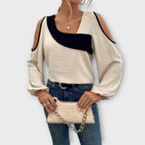 Gabriela - Blusa de cuello cuadrado