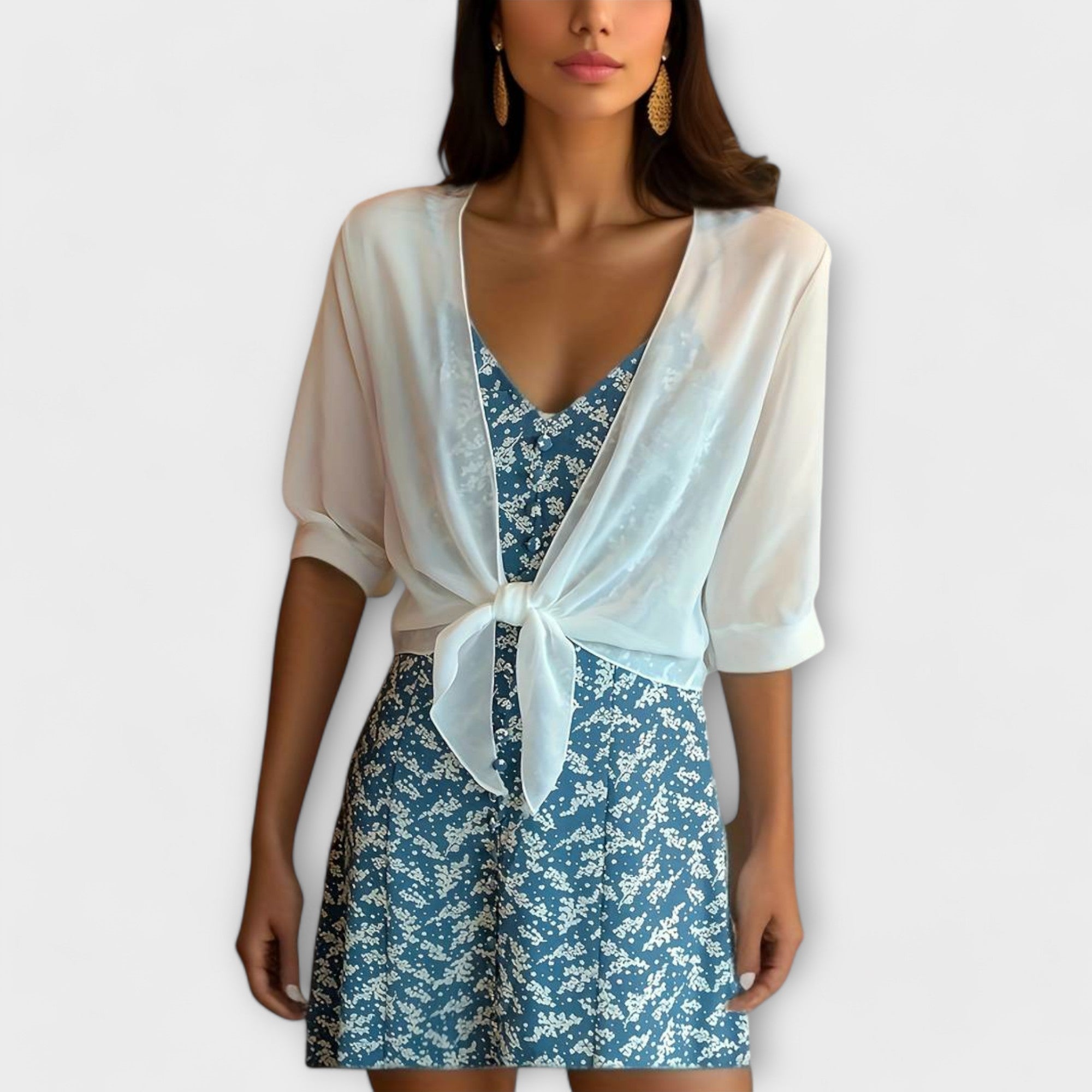 Carmen - Blusa abierta por delante