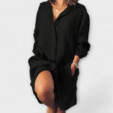 Raquel - Blusa casual de lino