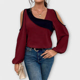 Gabriela - Blusa de cuello cuadrado