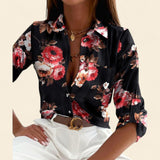 Maria - Blusa de cuello clásico